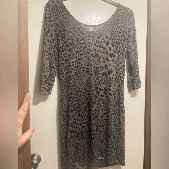 Banana Republic Leopard print dress - Picture 2 of 6